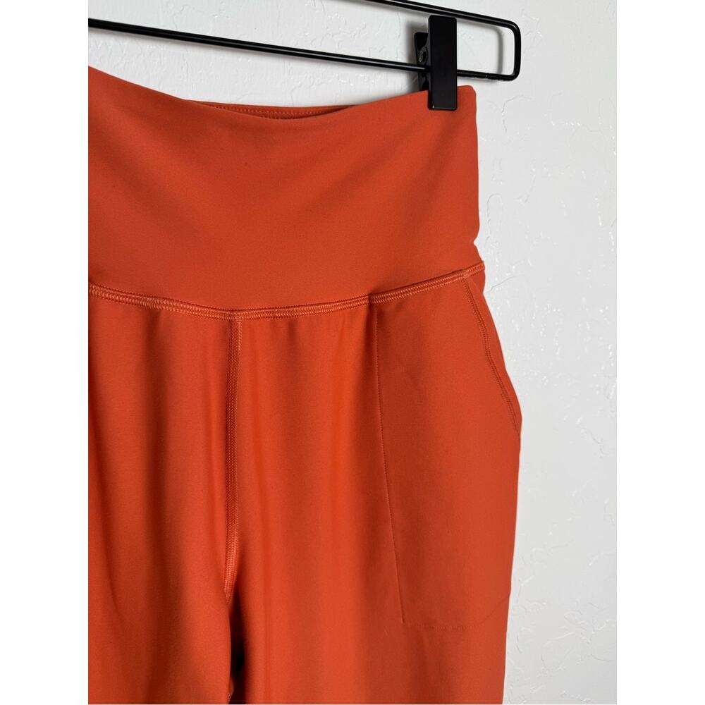 Old Navy High Waisted PowerSoft Crop Jogger Pant Buttery Soft - Orange - Picture 6 of 12